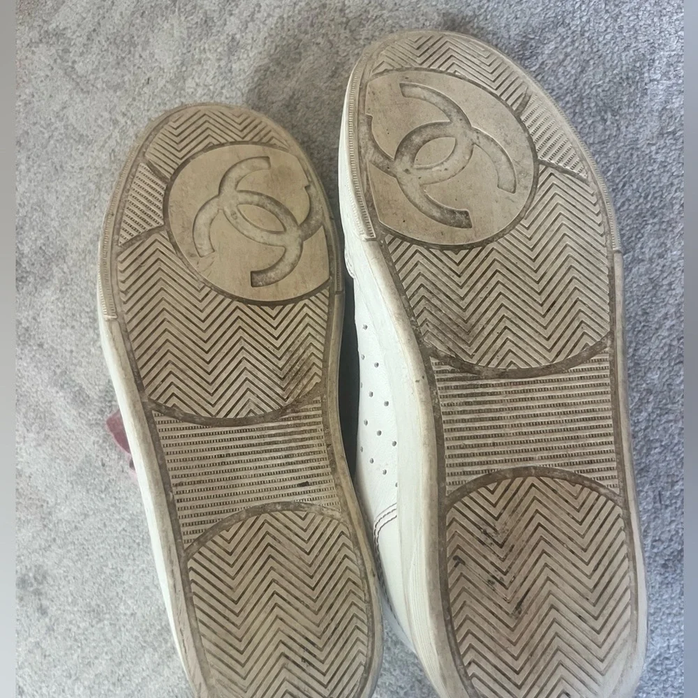 Chanel Women’s Interlocking CC Sneakers.